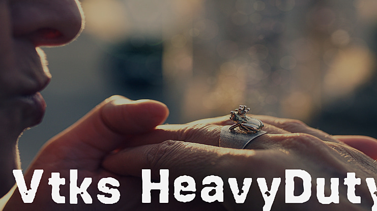 Vtks HeavyDuty Font