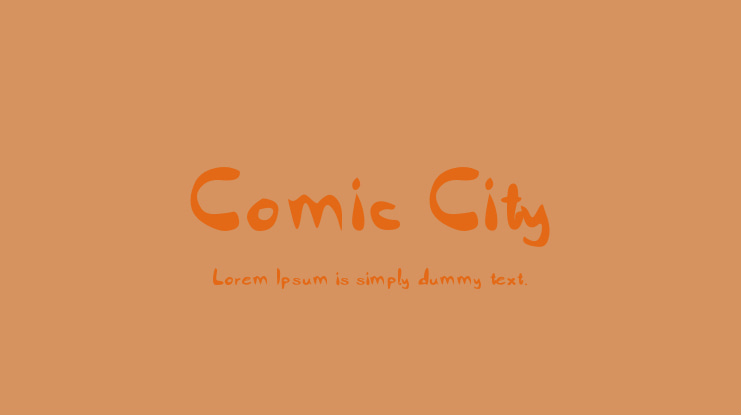 Comic City Font