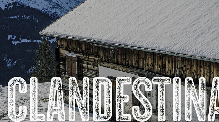 CLANDESTINA Font