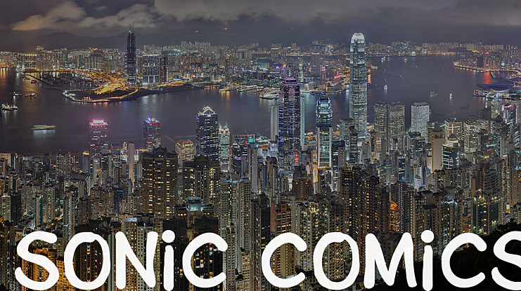 Sonic Comics Font
