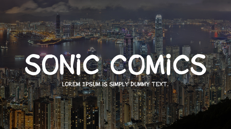Sonic Comics Font