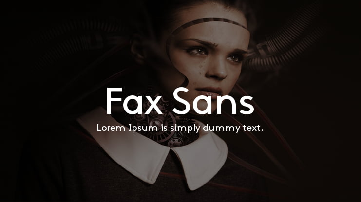 Fax Sans Font