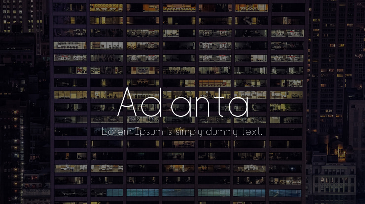 Adlanta Font Family
