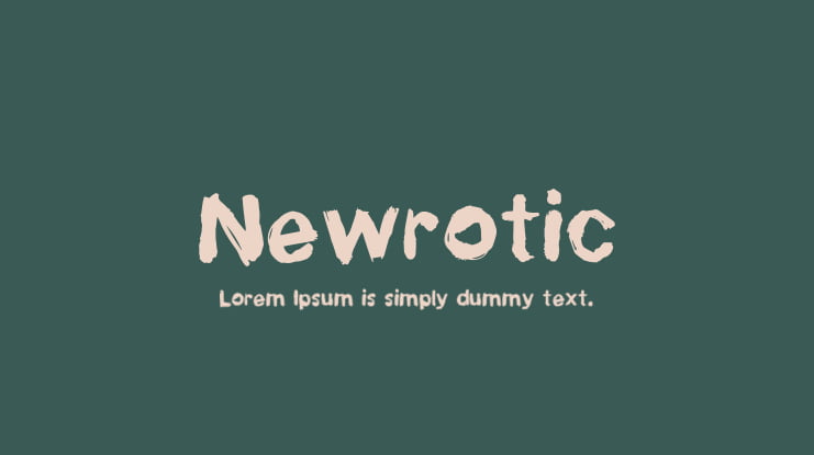 Newrotic Font