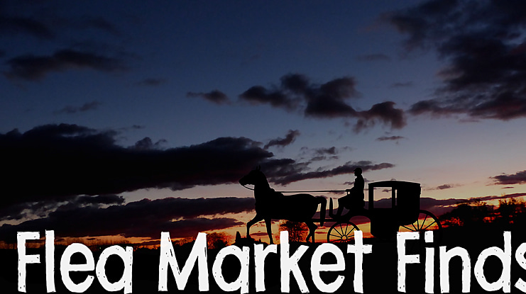 Flea Market Finds Font