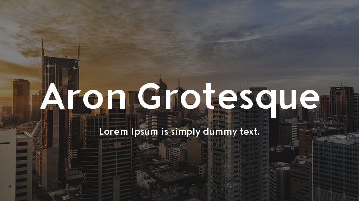 Aron Grotesque Font Family