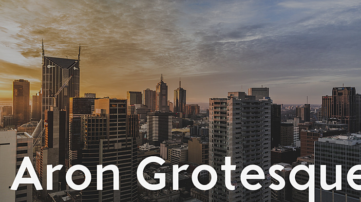 Aron Grotesque Font Family