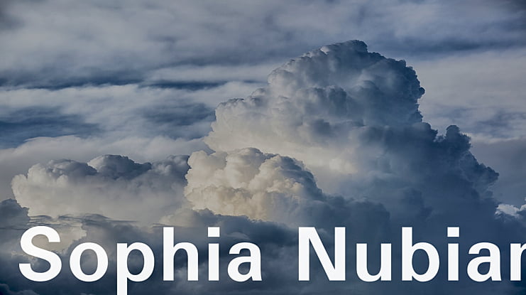 Sophia Nubian Font Family