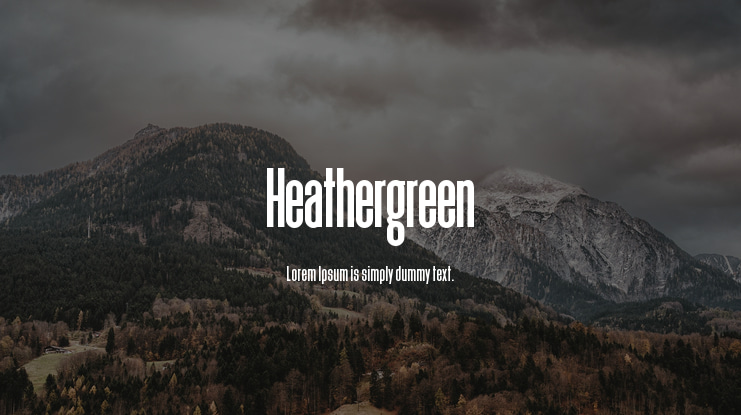 Heathergreen Font