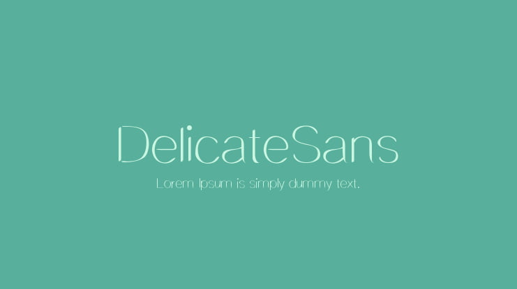 DelicateSans Font Family