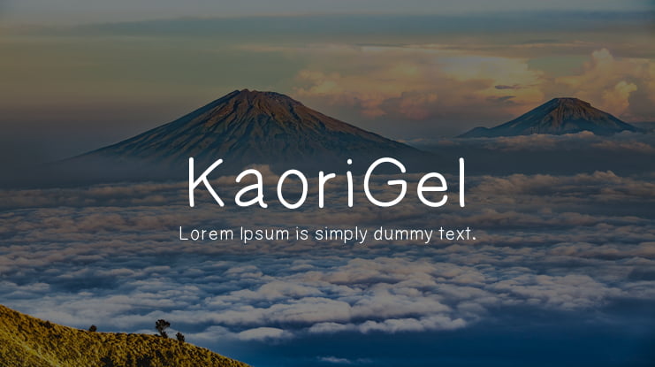 KaoriGel Font Family