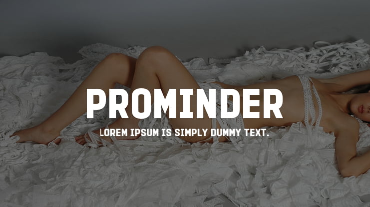 PROMINDER Font Family