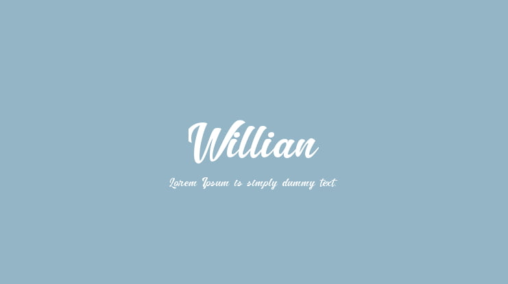Willian Font