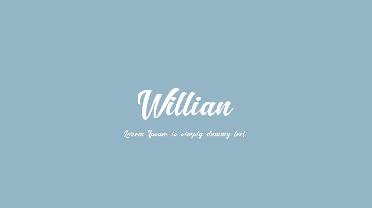 Willian Font