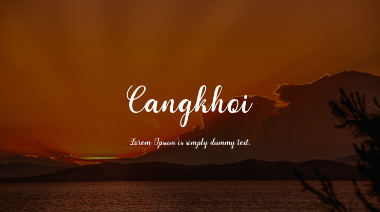 Cangkhoi Font