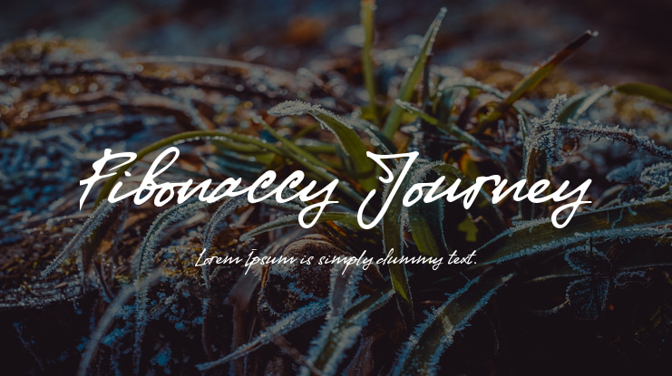 Fibonaccy Journey Font