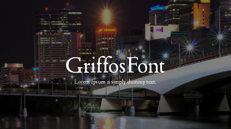 GriffosFont Font Family