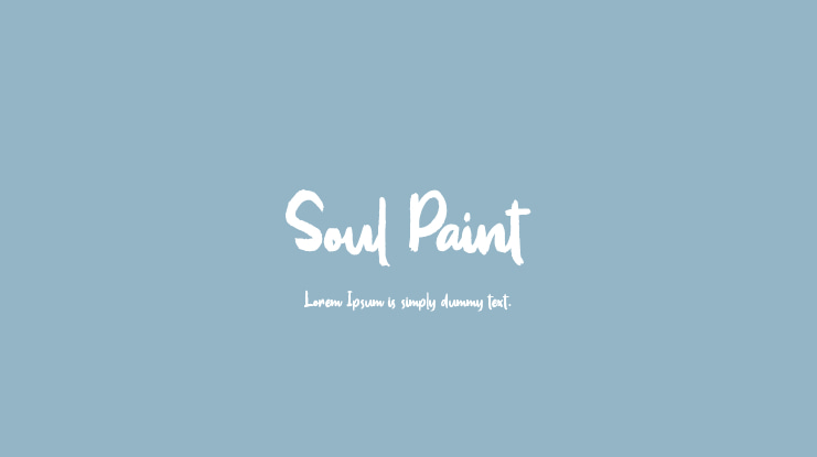 Soul Paint Font