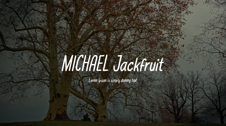 MICHAEL Jackfruit Font Family