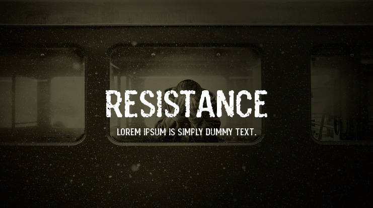 Resistance Font