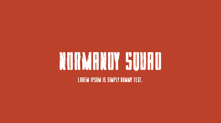 Normandy Squad Font