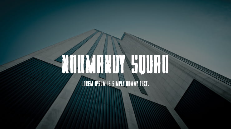 Normandy Squad Font