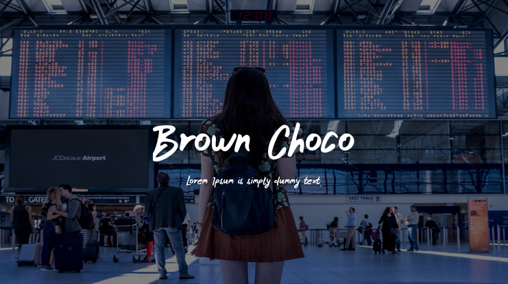 Brown Choco Font