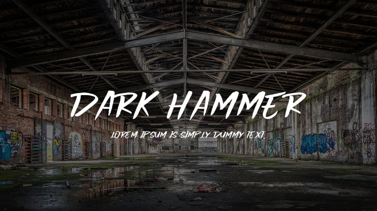 Dark Hammer Font