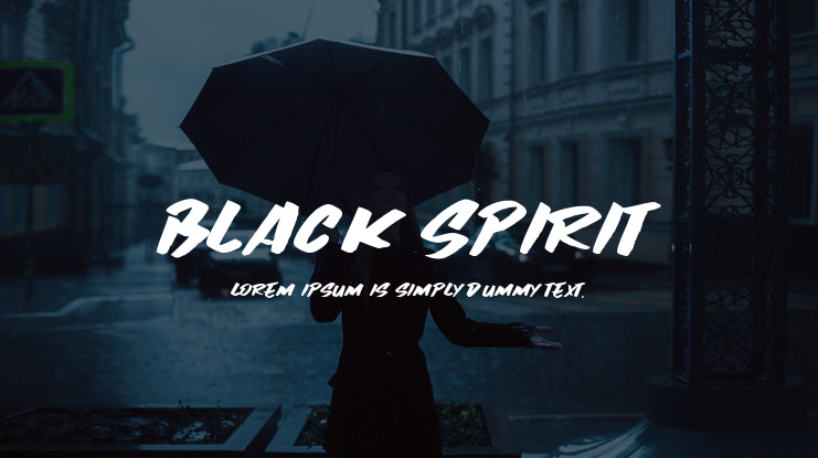 Black Spirit Font