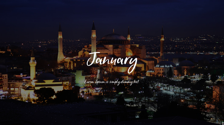 January Font