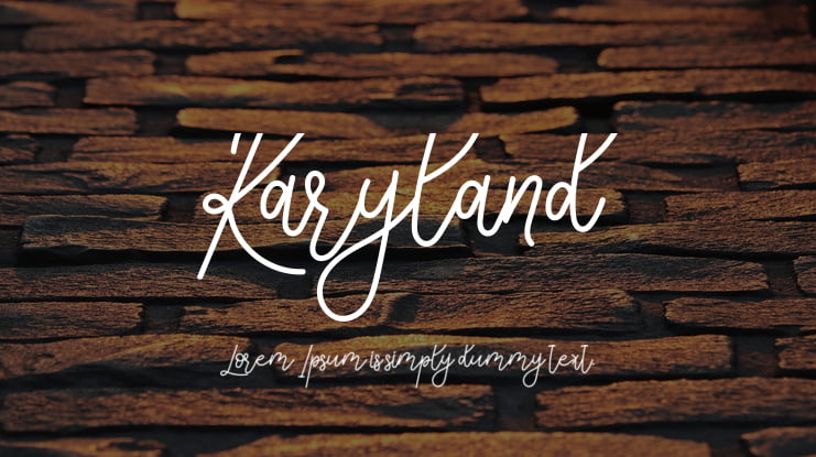 Karyland Font