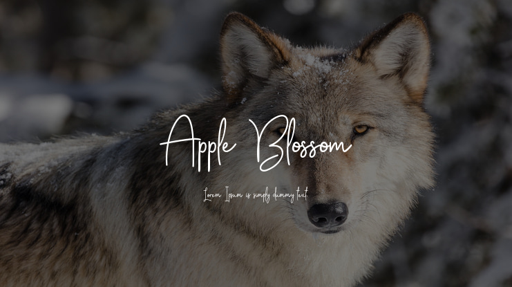 Apple Blossom Font