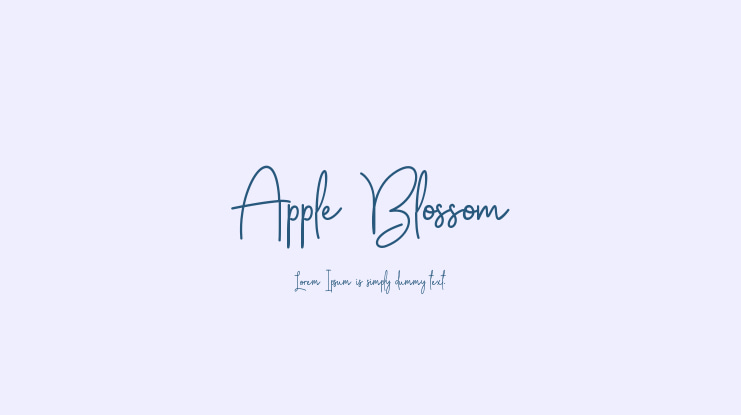 Apple Blossom Font