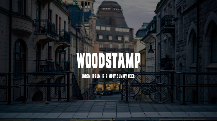 Woodstamp Font