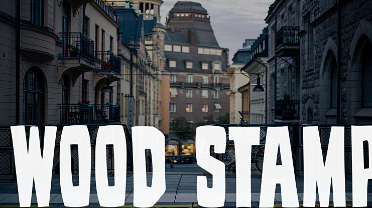 Woodstamp Font