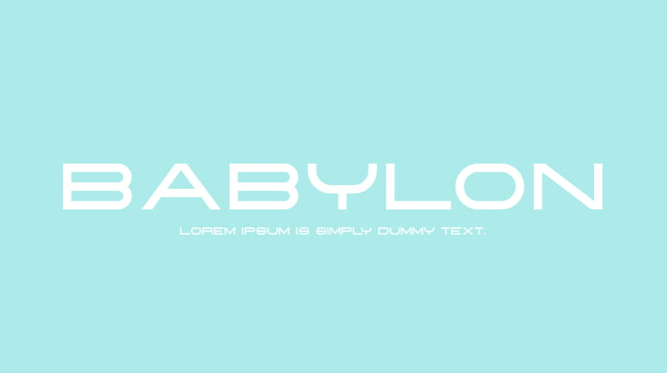 Babylon Font
