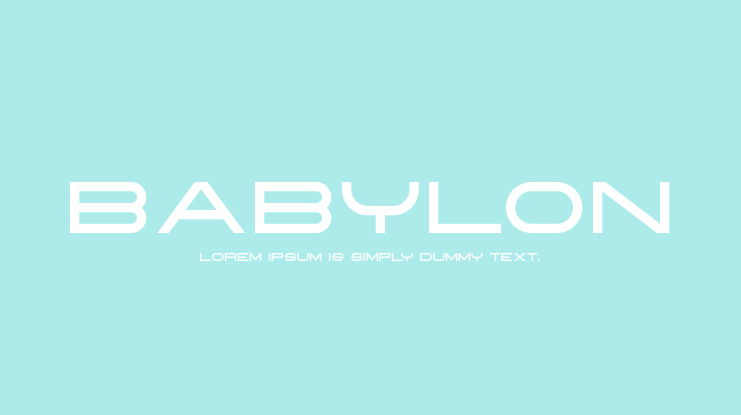 Babylon Font