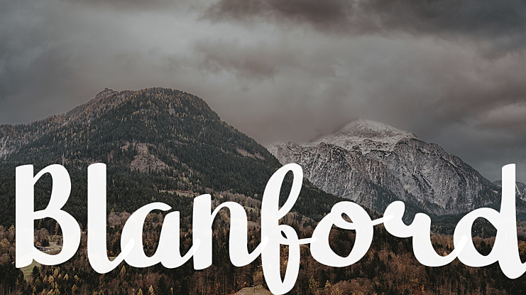 Blanford Font