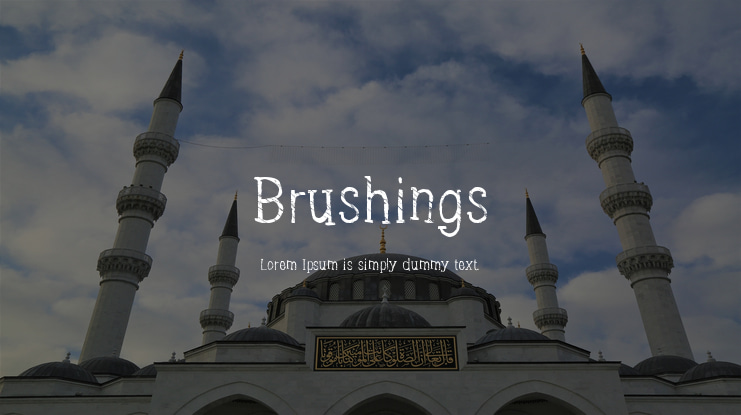 Brushings Font