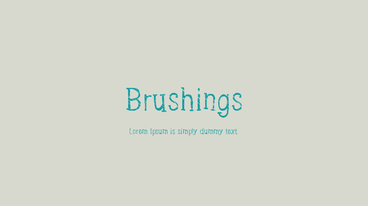 Brushings Font
