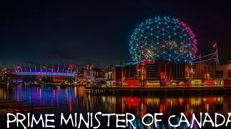 Prime Minister of Canada Font
