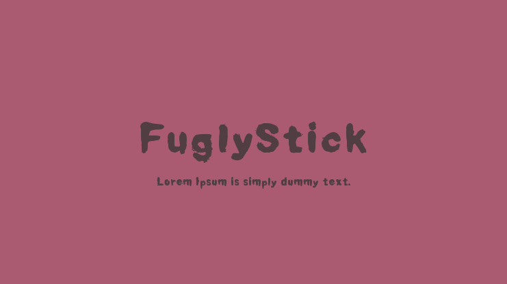 FuglyStick Font