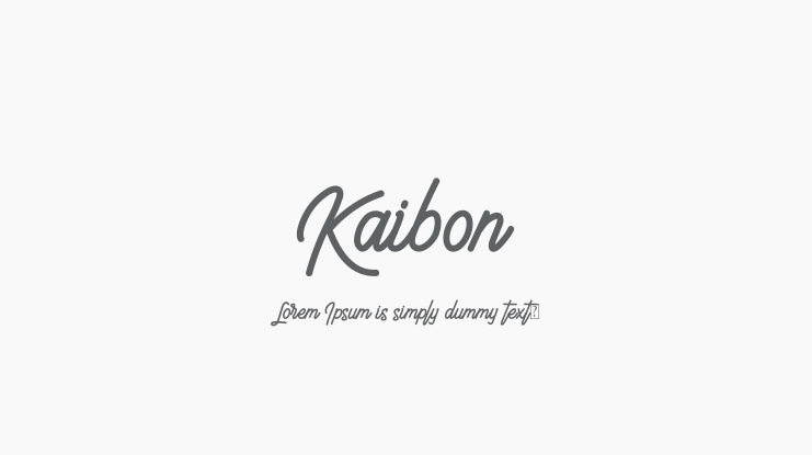 Kaibon Font