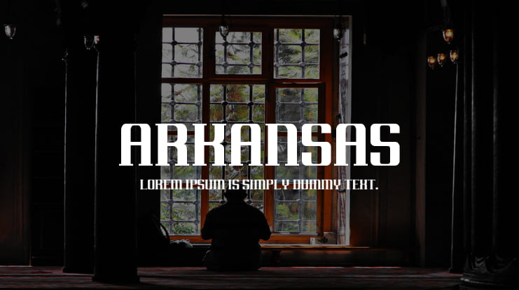 Arkansas Font