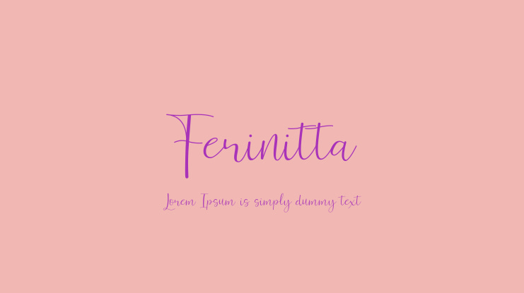 Ferinitta Font