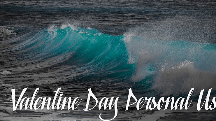 Valentine Day Personal Use Font