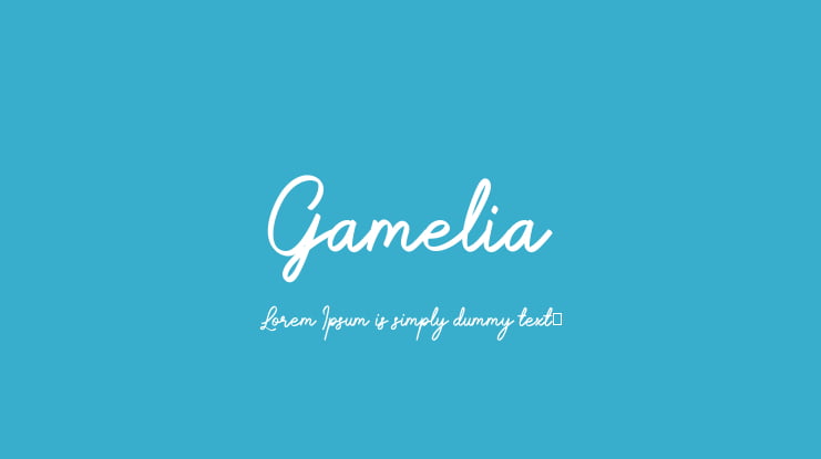 Gamelia Font