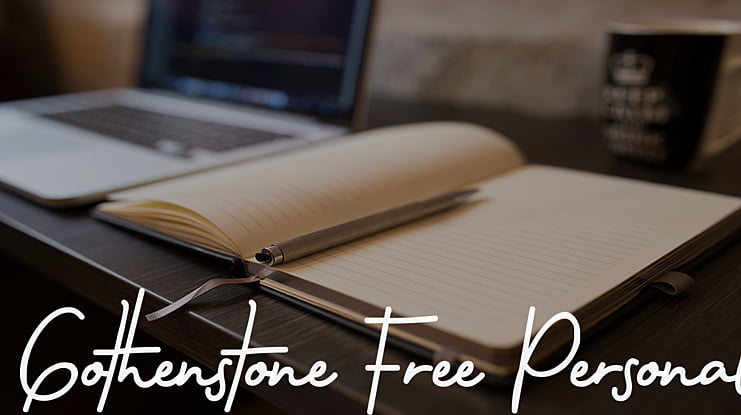Gothenstone Free Personal Font