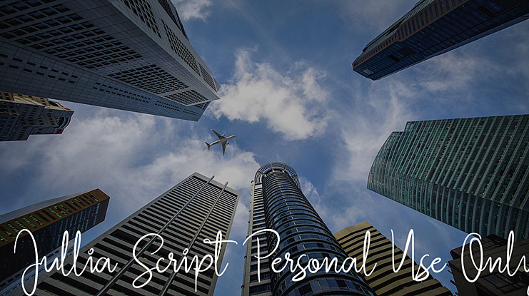 Jullia Script Personal Use Only Font