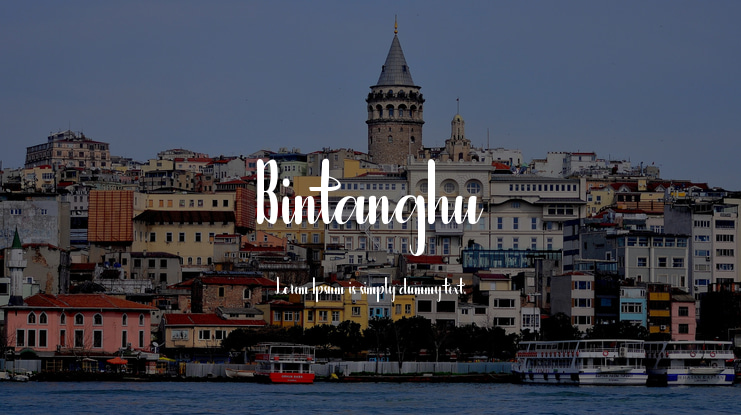 Bintanghu Font